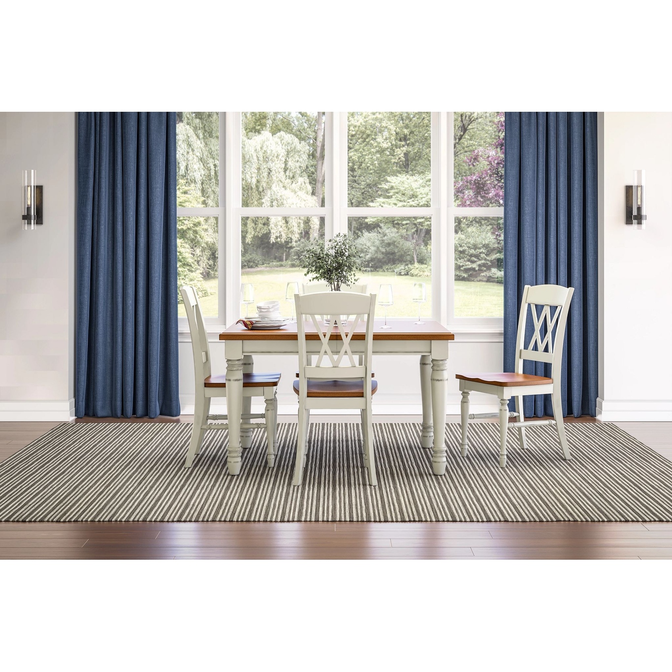 Monarch white top dining table