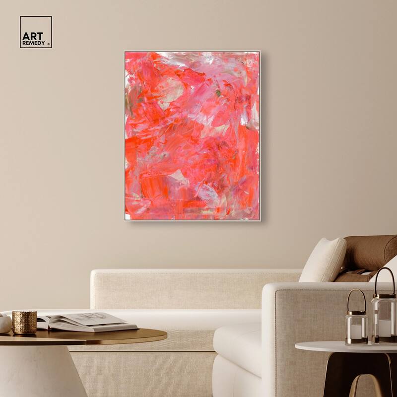 Shades of Red I Canvas by Art Remedy