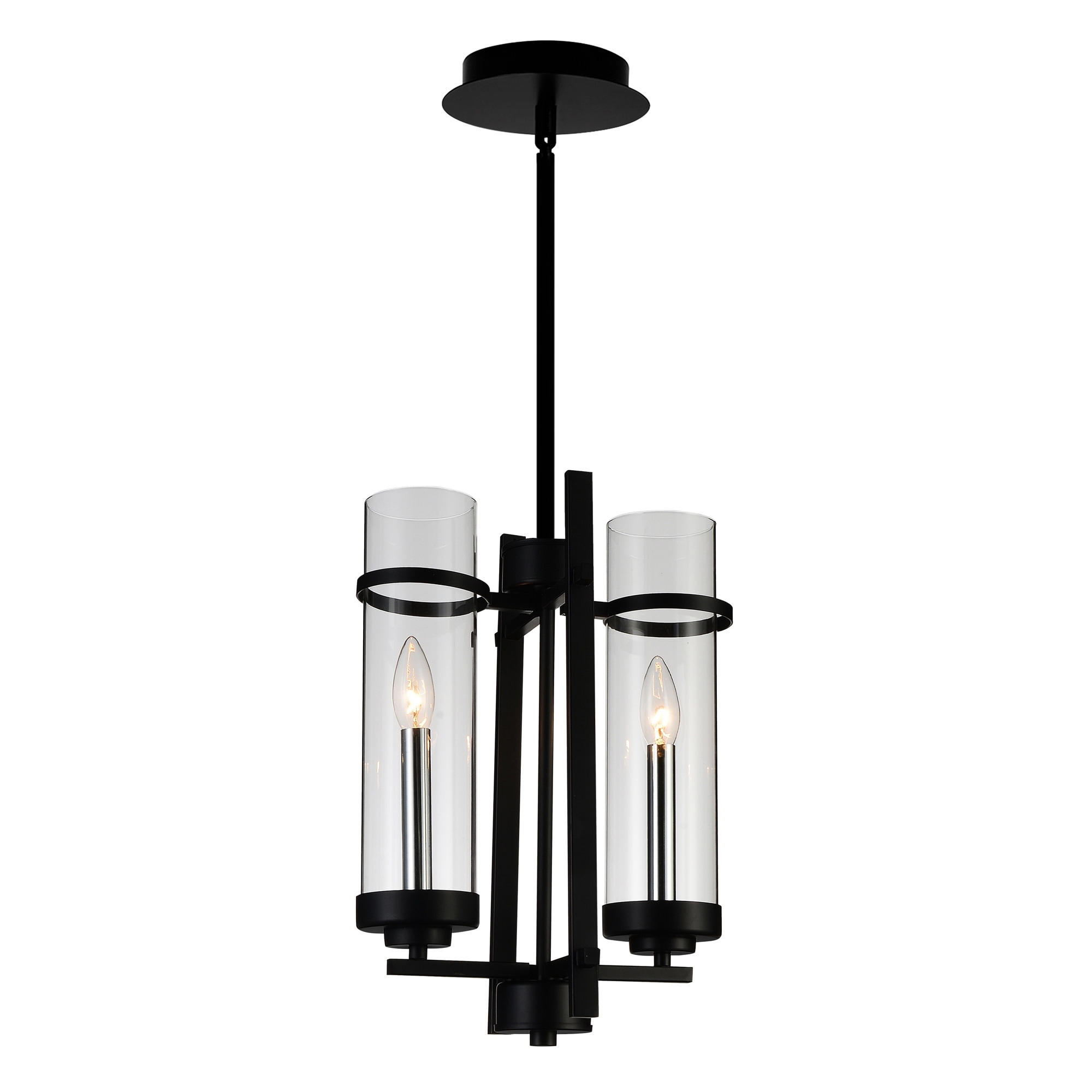 Sierra 2 Light 6in Black Mini Pendant
