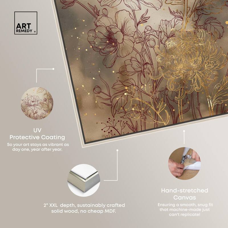 Flourishing Canvas by Art Remedy
