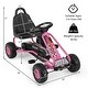 preview thumbnail 10 of 8, 4 Wheel Pedal Powered Ride On with Adjustable Seat - 36''x 20''x 21''(L x W x H)
