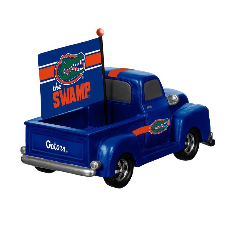 NCAA Rally Truck Garden Statue with Team Flag