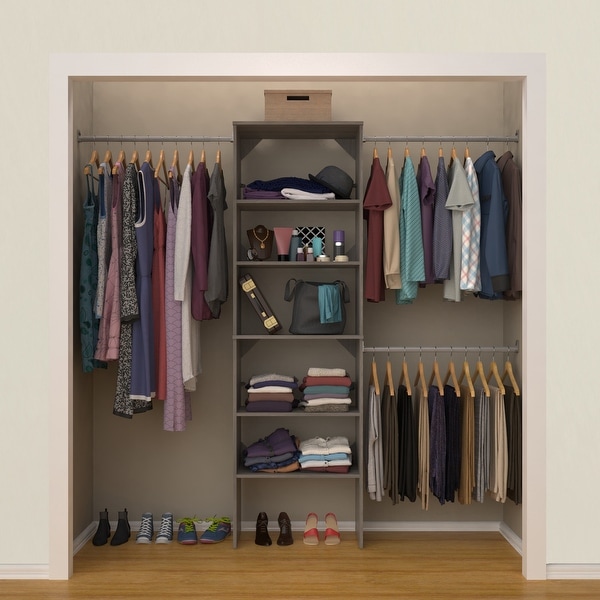 24-25 REPUBLIC&CO 上下set XL ClosetMaid SuiteSymphony 25-inch Wide Tower Starter Closet