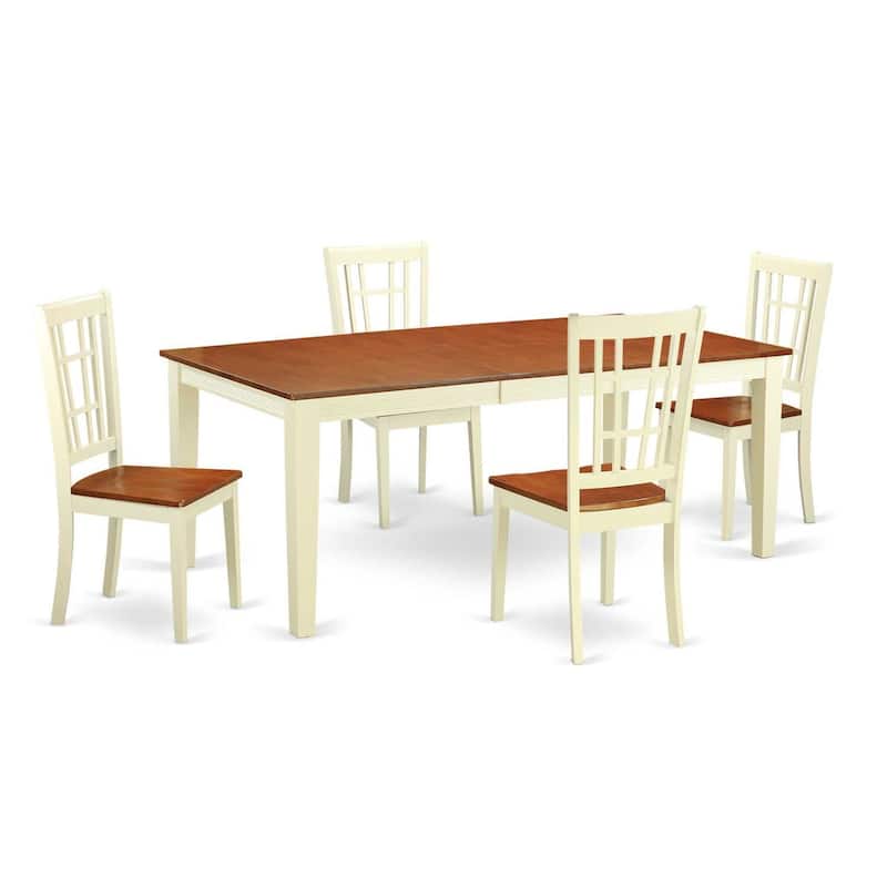 Victorian Dining Table Set - Kitchen Table with Chairs - Home Stock Furniture