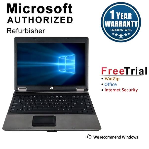 Refurbished Hp Compaq 6530b 14 1 Laptop Intel Core 2 Duo P8400 2 26g 4g Ddr2 160g Dvd Win 10 Pro 1 Year Warranty Black Overstock Refurbished Hp Compaq 6530b 14 1 Laptop Intel Core 2 Duo P8400 2 26g 4g Ddr2 160g Dvd Win 10 Pro 1 Year Warranty Black Overstock