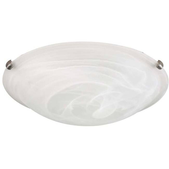 Canarm 3 Light 16" Wide Flush Mount Ceiling Fixture - Brushed Pewter