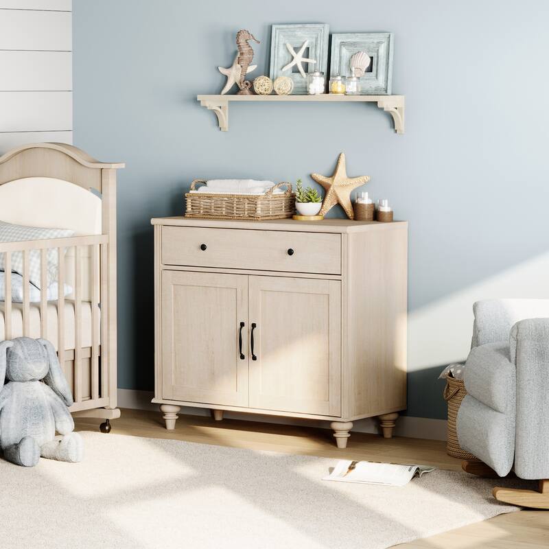 Farmhouse Sideboard, Buffet Cabinet with Storage Cabinets