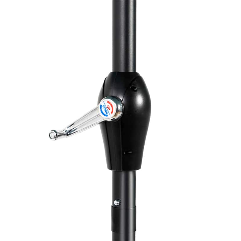 115" Outdoor Aluminium 3 Tier Auto-tilt Umbrella with Crank (No Base)