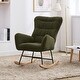 preview thumbnail 21 of 21, Teddy Upholstered Nursery Rocking Chair with High Backrest
