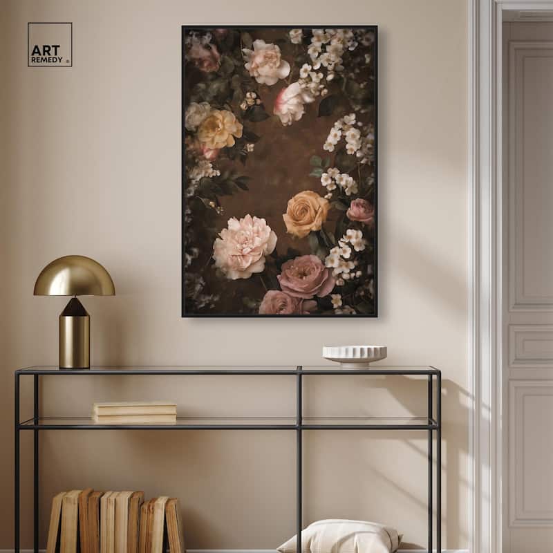 Faded Florals Fable I Canvas by Art Remedy