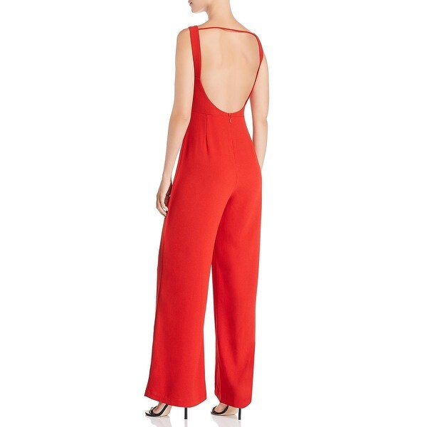 wayf red jumpsuit