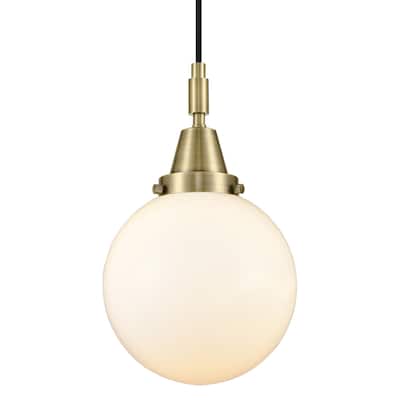Innovations Lighting 447-1P-G201-8 Beacon 8" Wide Mini Pendant with