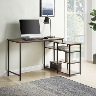 L-Shaped Computer desk/Industrial Style Corner Desk - Bed Bath & Beyond ...