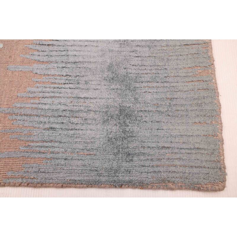 ECARPETGALLERY Hand Loomed Elysian Brown Rug - 5'4 x 9'11