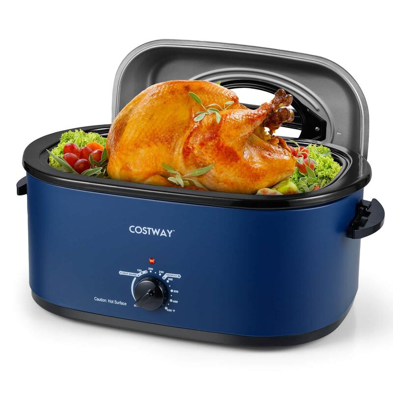 Costway 22 QT Electric Roaster Oven with Visible & Self-Basting Lid, - See Details