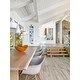 preview thumbnail 12 of 16, Modern Plastic Dining Room Chair with Eiffel Dowel Legs