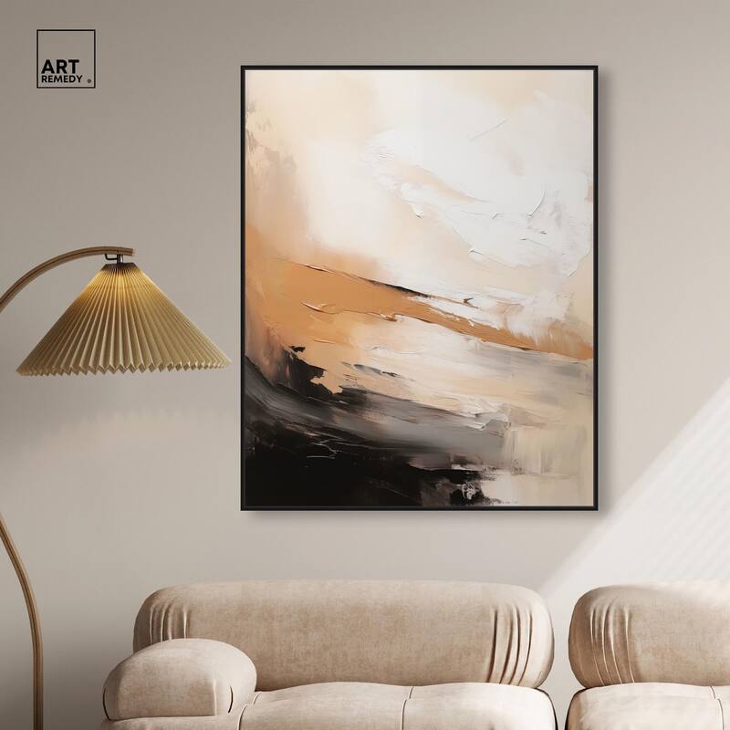 Baked Clay III Canvas by Art Remedy