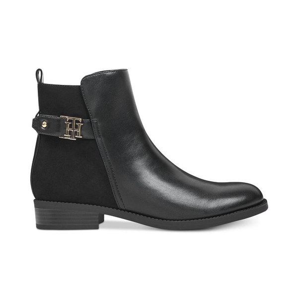tommy hilfiger buckle boots
