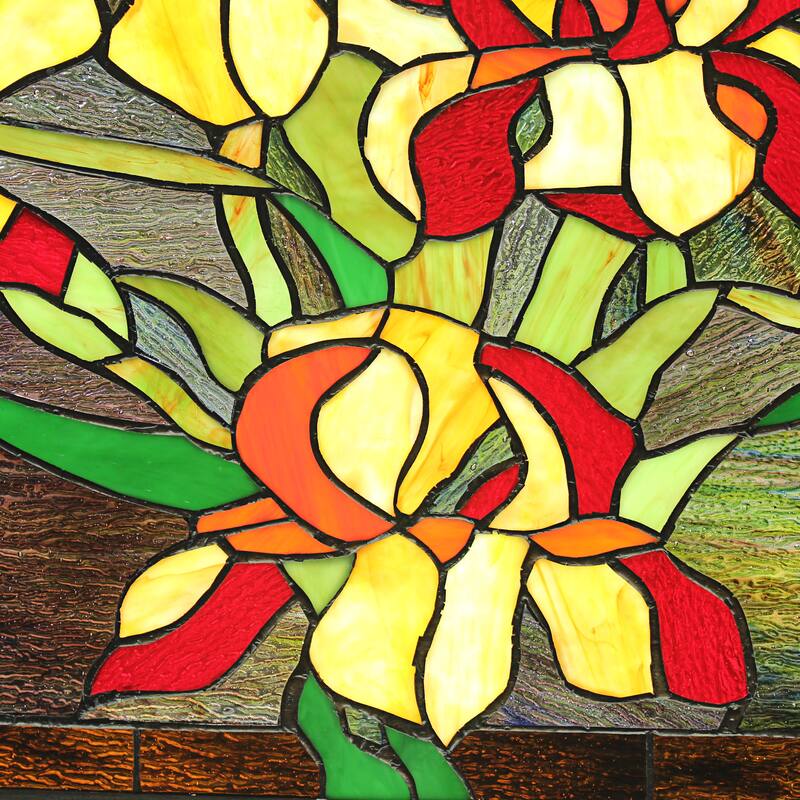 Floral Design Window Panel/ Suncatcher