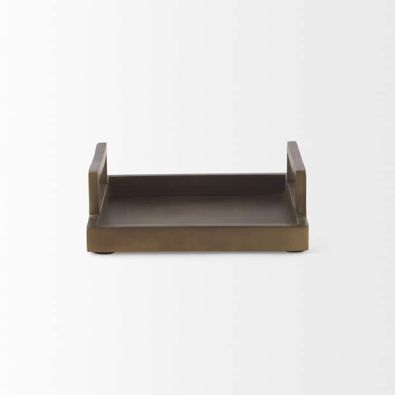 Shay Gold Aluminium Tray (Medium)