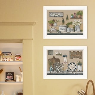 TrendyDecor4U Farmhouse "Farmhouse Kitchen" Framed Print Wall Art by ...