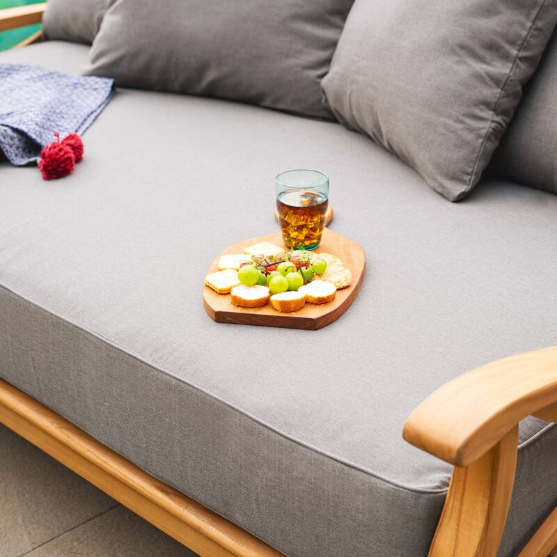 Cambridge Casual Lowell Teak Patio Daybed with Cushion