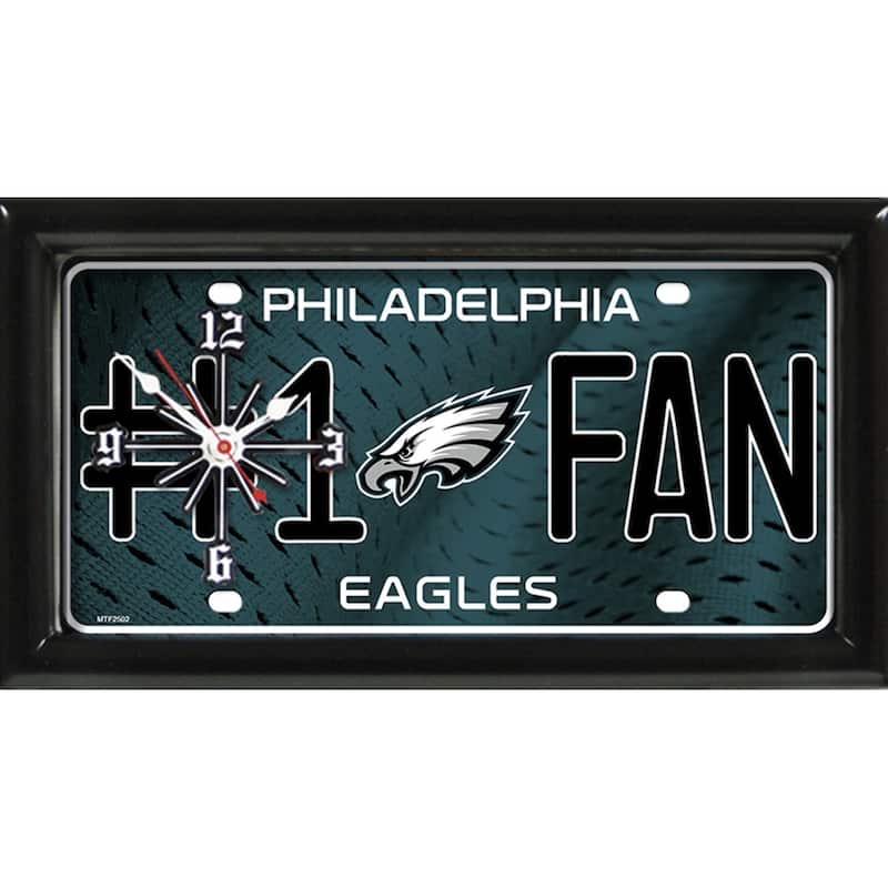 Philadelphia Eagles Clock