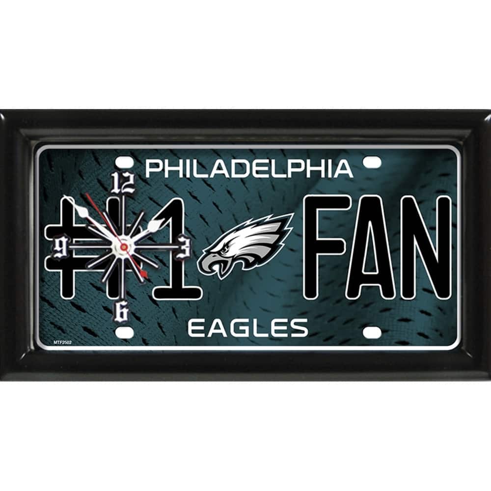 Philadelphia Eagles Clock