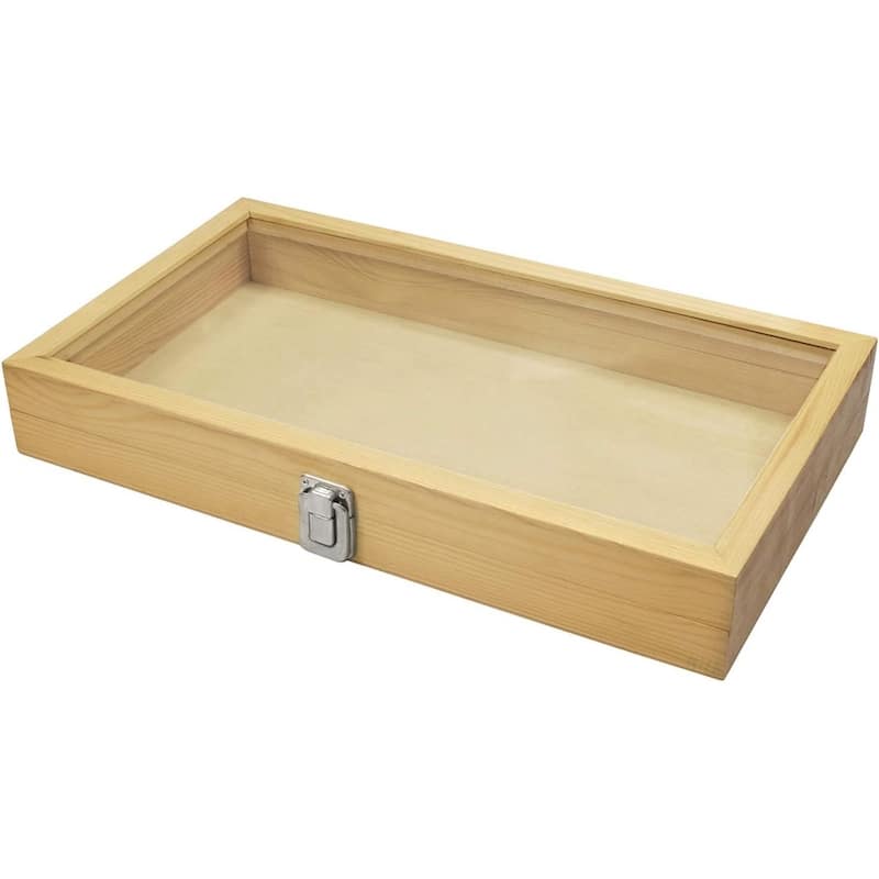 Wooden Jewelry Display Case, Jewelry Organizer Case