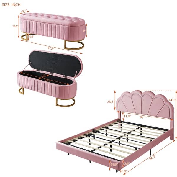 dimension image slide 0 of 6, Metal House Bed Frame with Trundle Bed & 3 Shelves for Kids Gilrs Boys, No Box Spring Needed