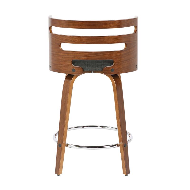 Carson Carrington Cranagh 24" Upholstered Counter Stools (Set of 2)