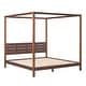 preview thumbnail 22 of 35, Walker Edison Minimalist Canopy King Bedframe