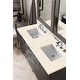preview thumbnail 12 of 32, James Martin Vanities Metropolitan 60" Double Vanity, Silver Oak