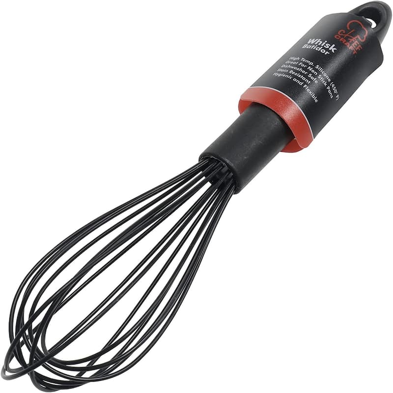 Chef Craft Premium Silicone Wire Cooking Whisk, 10.5 inch