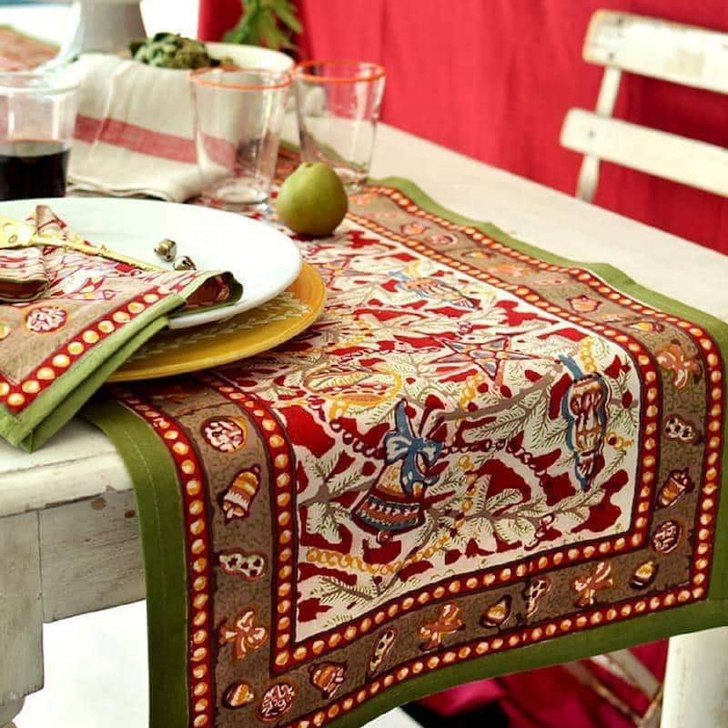 Couleur Nature Noel Table Runner