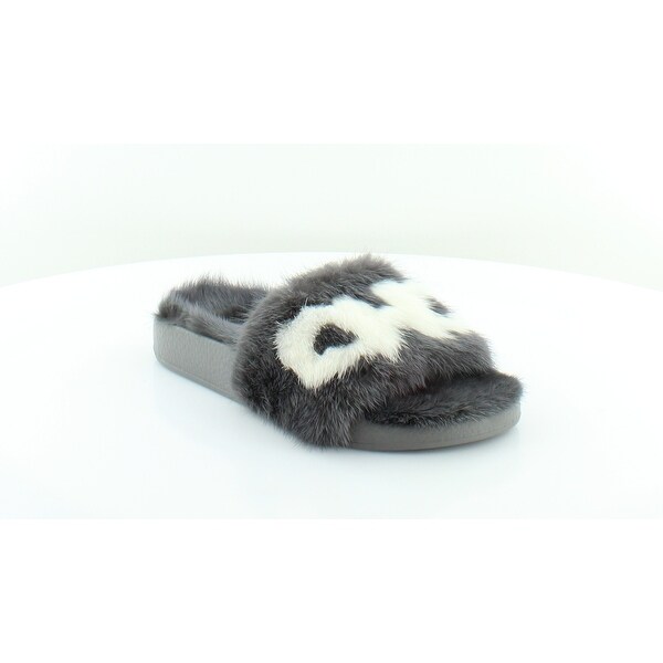 ferragamo fur slippers