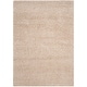 preview thumbnail 123 of 202, SAFAVIEH Laguna Shag Verdiana Solid Color 2-inch Thick Rug. 5'3" x 7'6" - Sand