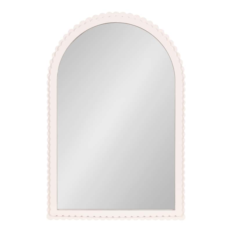 Kate and Laurel Scallia Wooden Arch Mirror