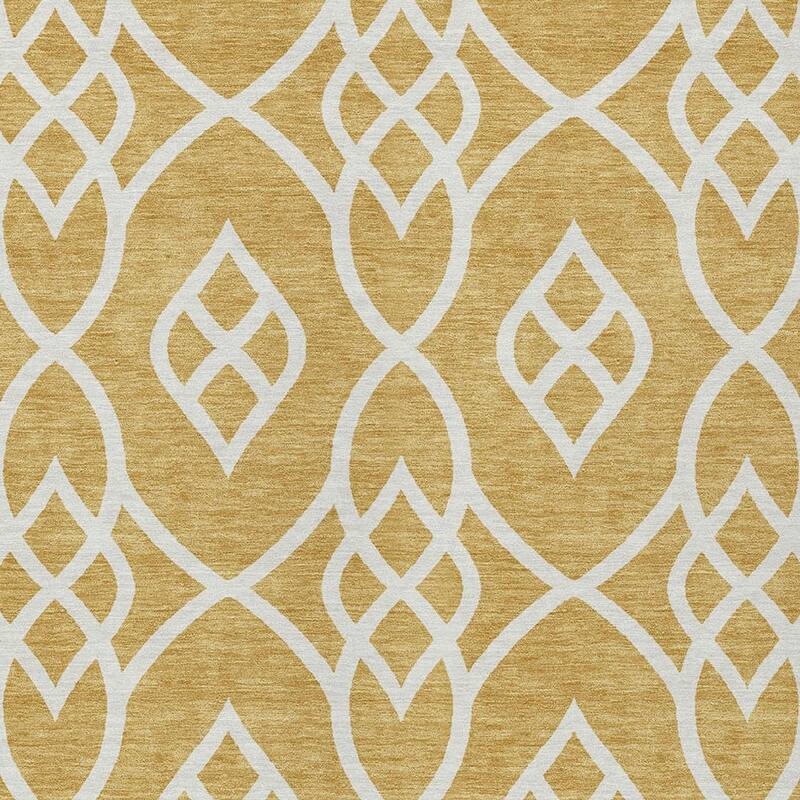 HomeRoots Trellis Transitional Rectangle Outdoor Rug