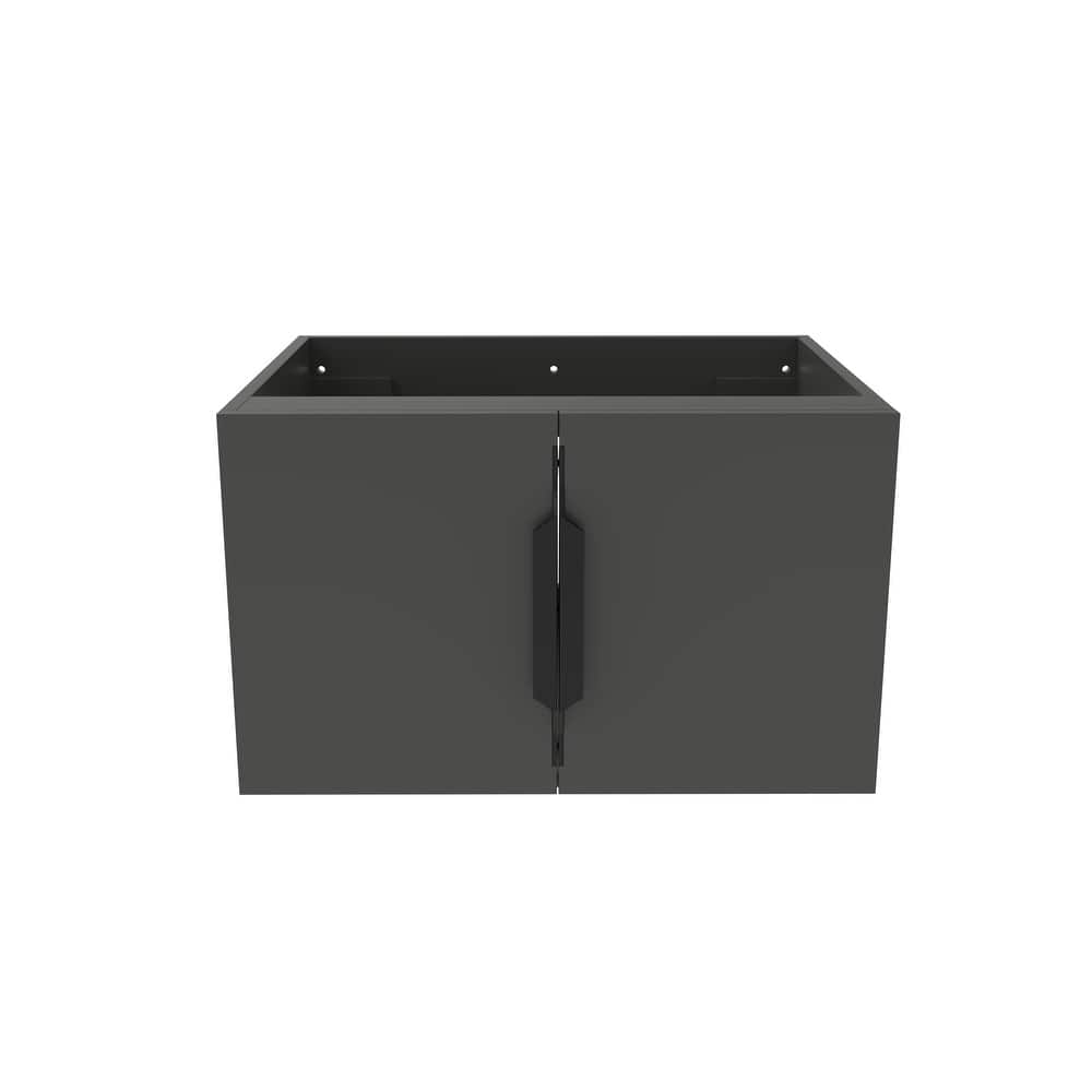 Alpine 24" Wall Mounted Bathroom Vanity (Base Only)