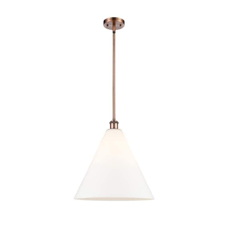Innovations Lighting 516-1S-17-16 Berkshire Pendant Berkshire 16" Wide