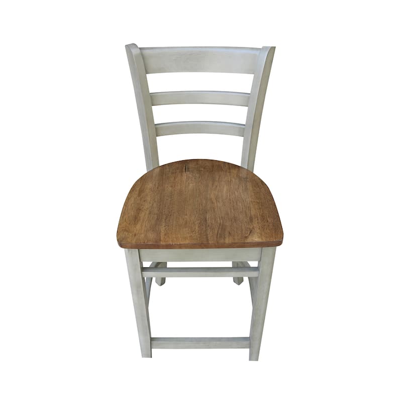 International Concepts Solid Wood Emily Dining Stool