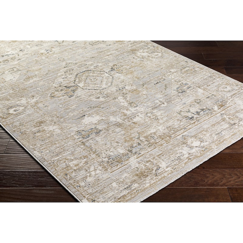 Livabliss Edmonton Vintage Border Area Rug