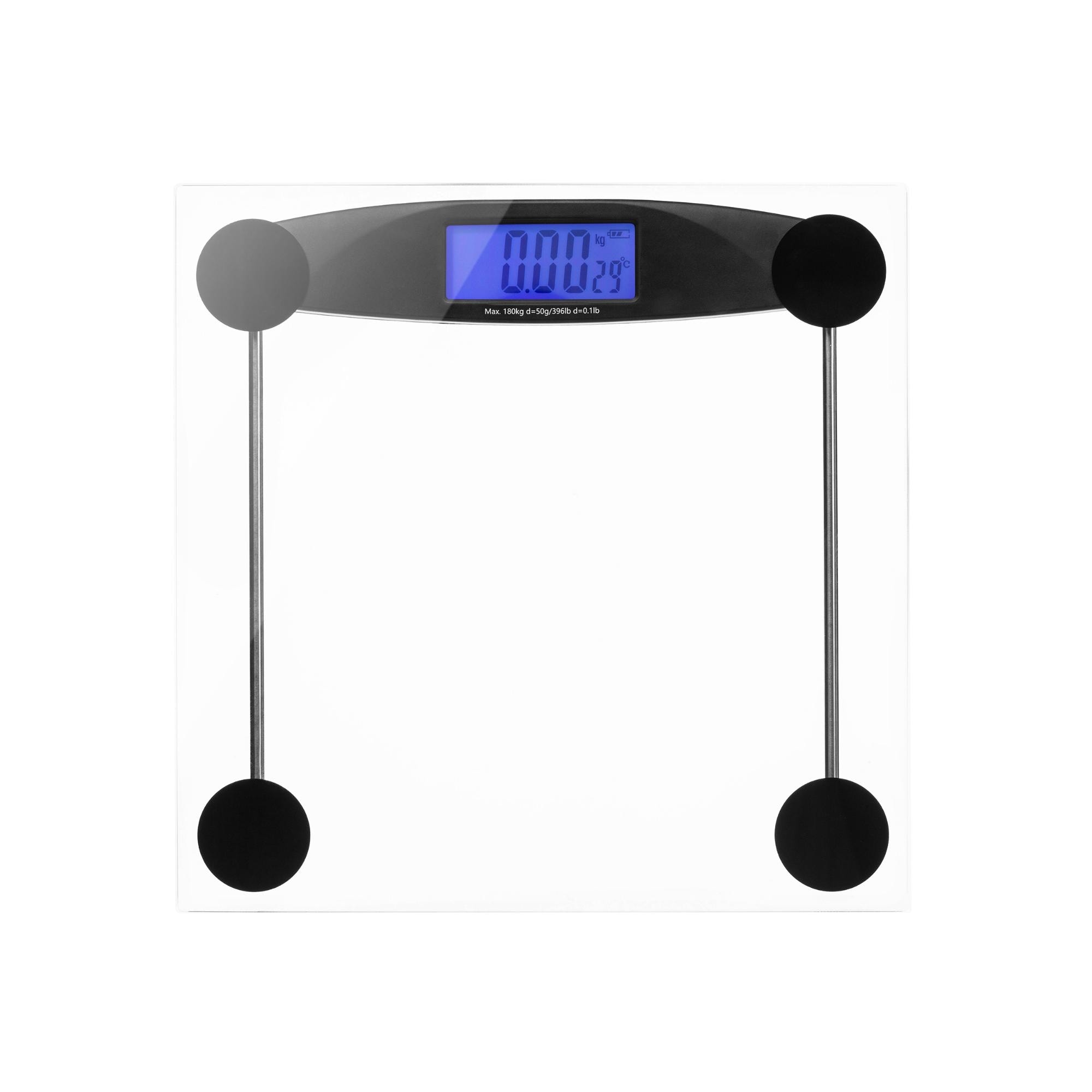 Prominence Home Digital Bathroom Scale for Body Weight, Auto Step-On Design, Ultra Thin