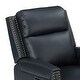 preview thumbnail 24 of 49, Kunibert Multifunctional Genuine Leather Nursery Chair with Metal Swivel Base Set of 2 by HULALA HOME