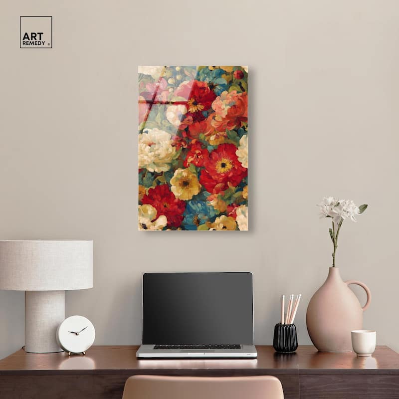 Garden Tapestries II Acrylic by Art Remedy, Ready to Hang
