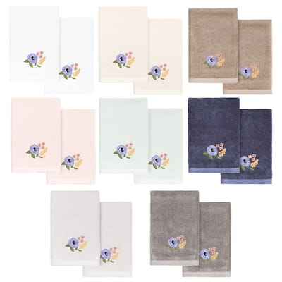 Authentic Hotel and Spa Turkish Cotton Verano 2PC Fingertip Towel Set