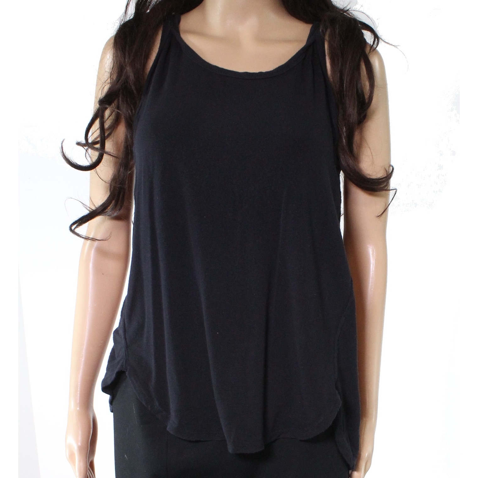 Shop Urban Outfitters Womens Tank Top Black Size Xs Sleeveless