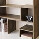preview thumbnail 3 of 3, Yak About It Compact Adjustable Dorm Desk Bookshelf - Rustic