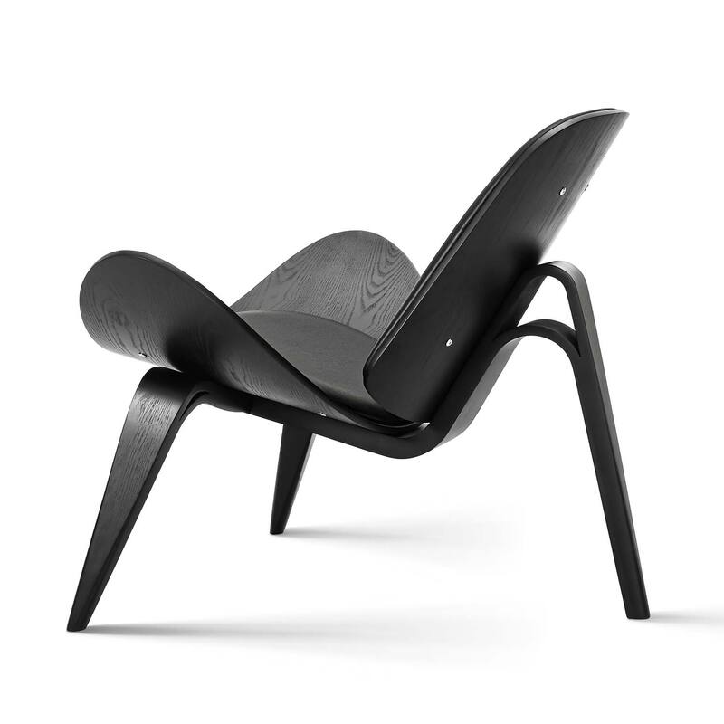 Mid Century Modern Lounge Tripod Design Shell Chair